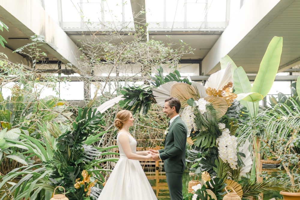 Hochzeit in der Biosphäre Potsdam Trauung
