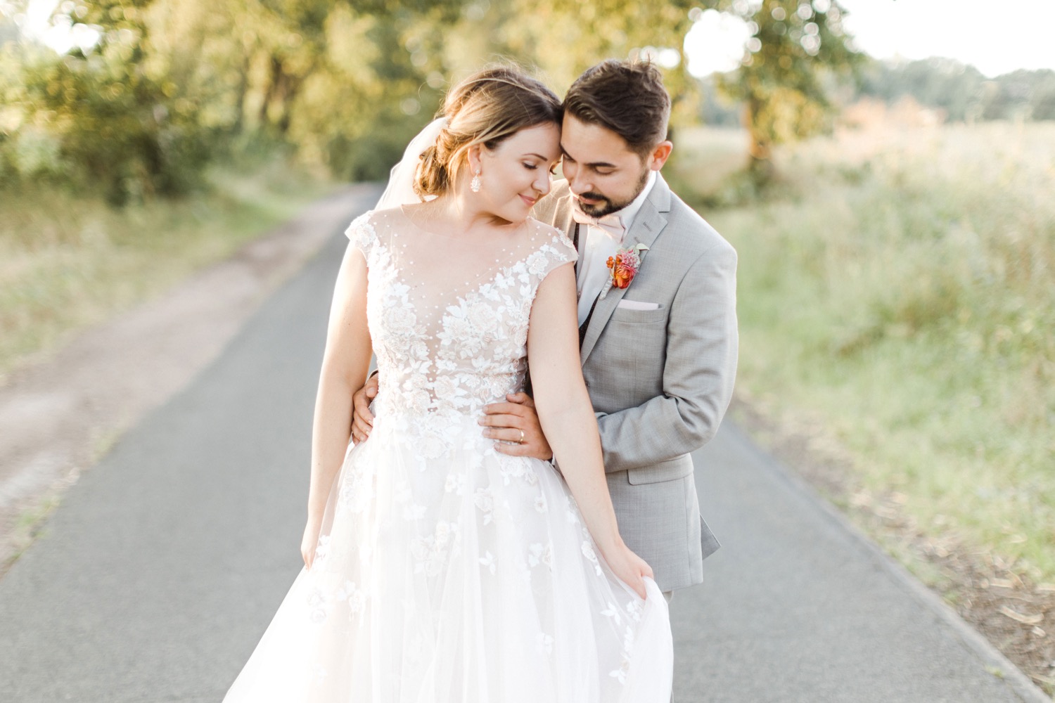 Landhaus Westerhof Hochzeit von Anna & Georgij - Brautpaarshooting von Stefanie Lange Fine Art Hochzeitsfotografie