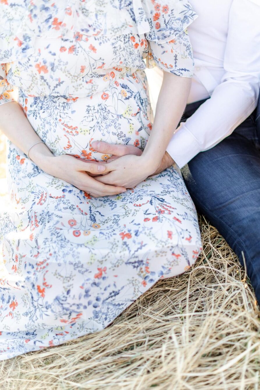 Babybauch Shooting Paar