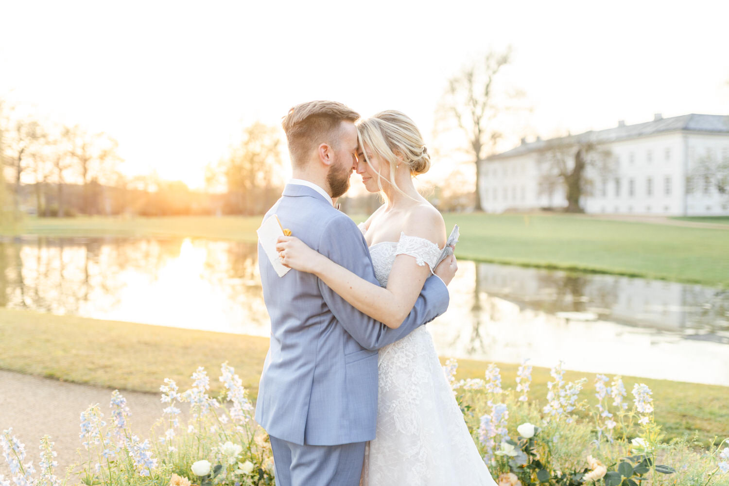 Hochzeit Sonnenuntergang Trauung